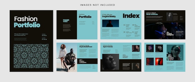 Modello di progettazione del portafoglio di moda