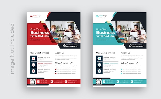 Modello di progettazione del volantino dell'agenzia di marketing digitale aziendale