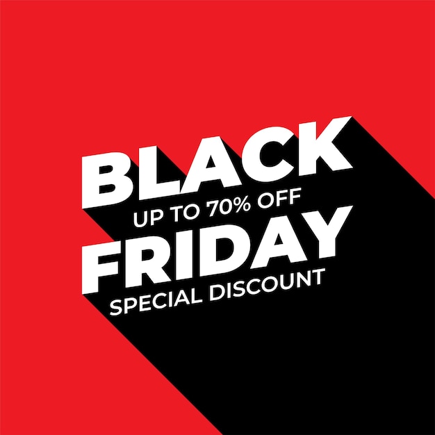 Modello di progettazione dell'iscrizione di vendita del Black Friday Banner del Black Friday Illustrazione vettoriale