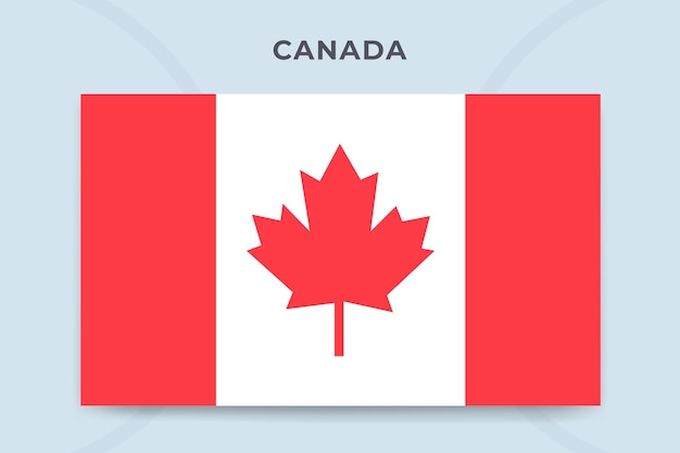Modello di progettazione della bandiera nazionale del Canada