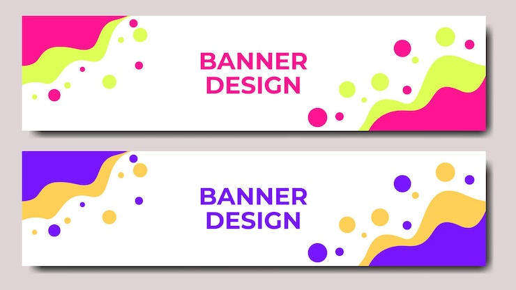 Vettore modello di progettazione di banner astratto per banner di social media