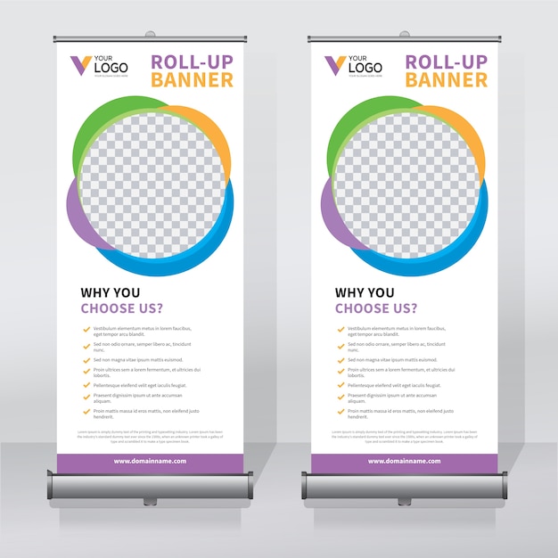 Modello di progettazione di banner creativo