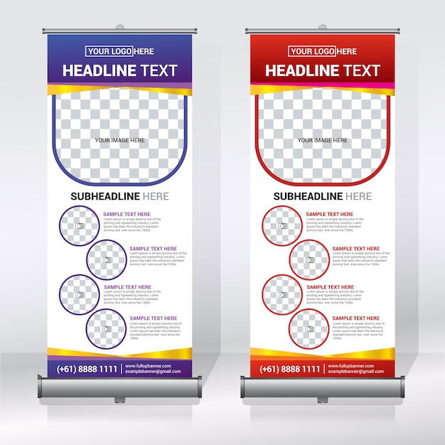 Modello di progettazione di banner creativo