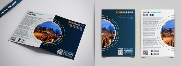 Modello di progettazione di copertina astratta