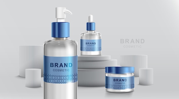 Modello di progettazione di cosmetici e imballaggi
