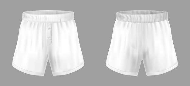 modello di progettazione di pantaloncini bianchi