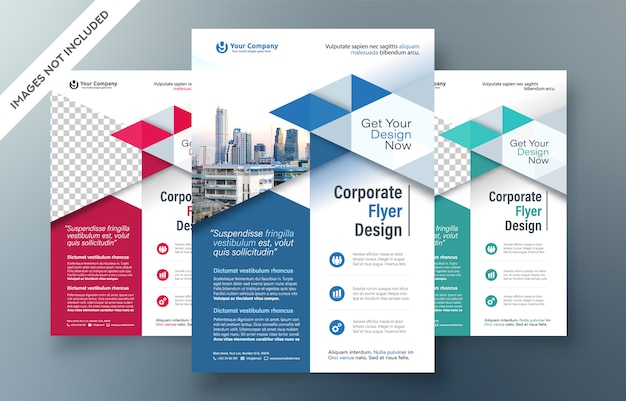 Modello di progettazione flyer aziendale