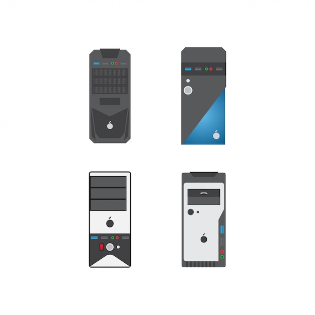 Modello di progettazione grafica della cassa della CPU