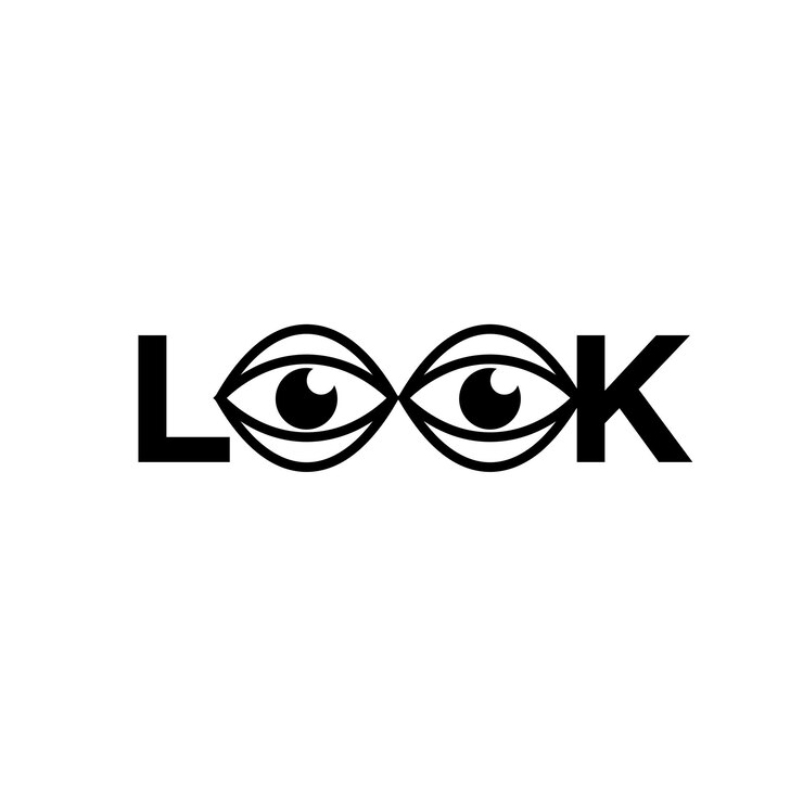 Vettore modello di progettazione icona logo eye letter
