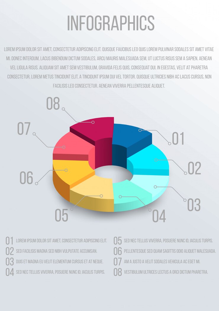 Vettore modello di progettazione infografica. concetto di affari.