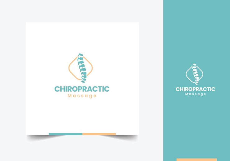 Modello di progettazione logo chiropratica