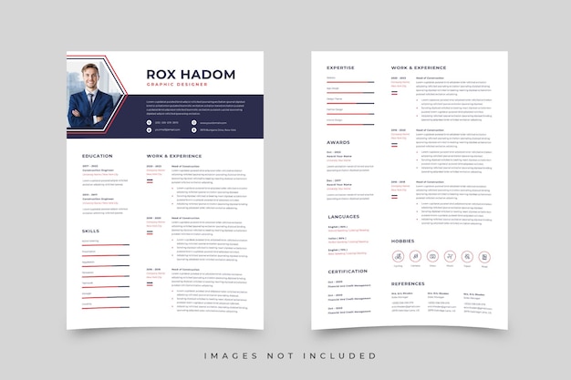 Modello di progetto di curriculum vitae