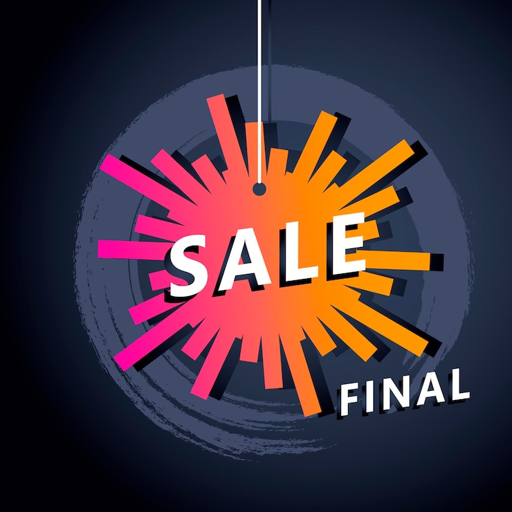 Vettore modello di promozione banner sconto poster di vendita banner sfondo vettoriale