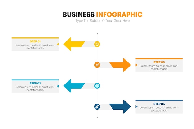 Modello di raccolta degli elementi infografici sfumati Illustrazione vettoriale