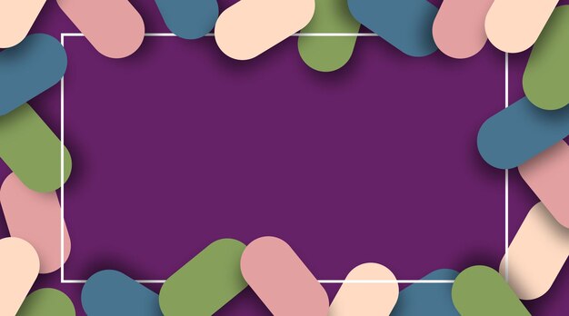 Modello di sfondo astratto per banner web e biglietto di auguri
