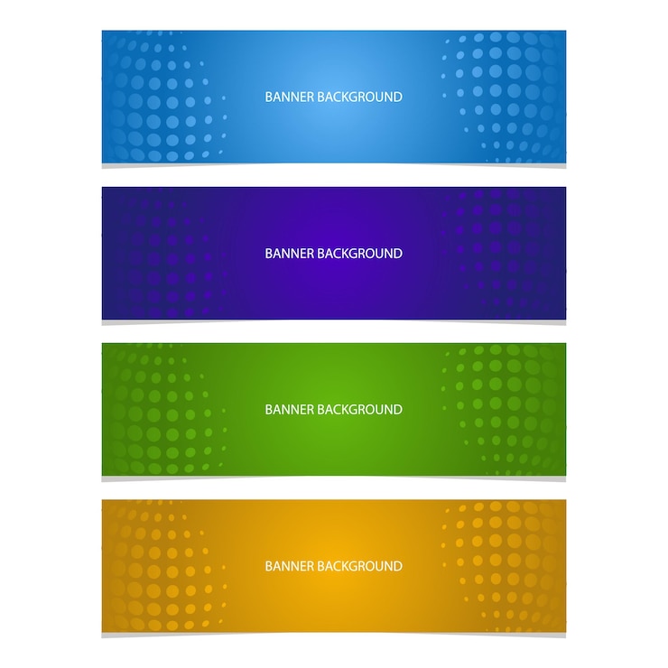 Vettore modello di sfondo banner astratto