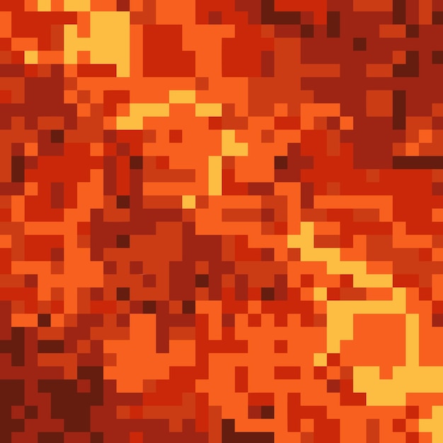 Modello di sfondo dei blocchi di pixel di lava vettoriale