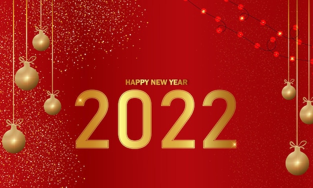 Modello di sfondo moderno felice anno nuovo