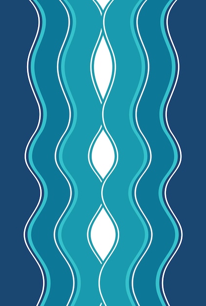 modello di sfondo ondulato blu