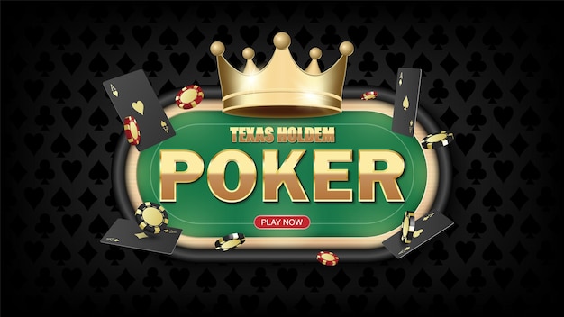Modello di sfondo web online del casinò del gioco del poker per l'illustrazione di vettore di Internet