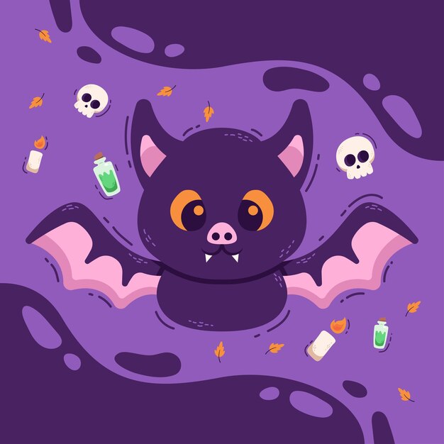 modello di social media per banner di sfondo di fantasma di halloween