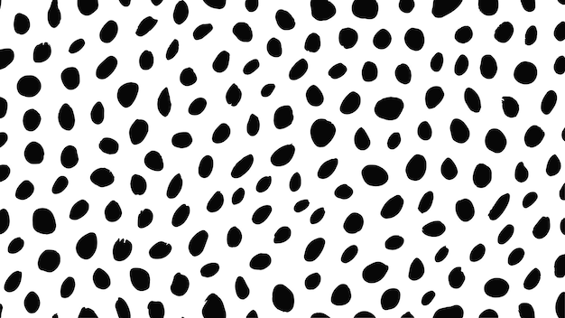 Modello di stampa dalmata astratto o vettore di modello di macchie dalmate