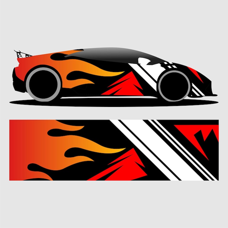 Vettore modello di tema di vettore di progettazione dell'involucro dell'automobile