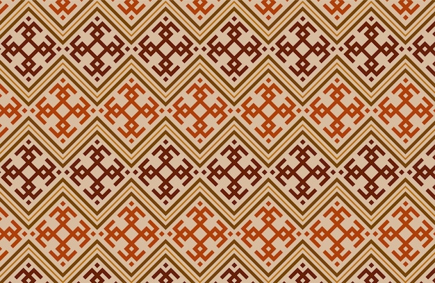 Modello di tessuto senza cuciture colorato azteco etnico tradizionale