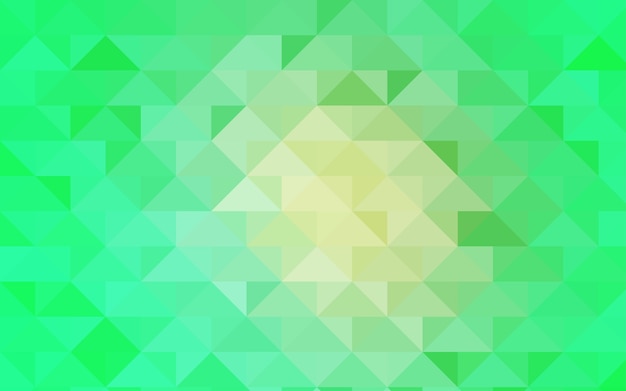 Modello di triangolo sfocato di luce verde vettoriale