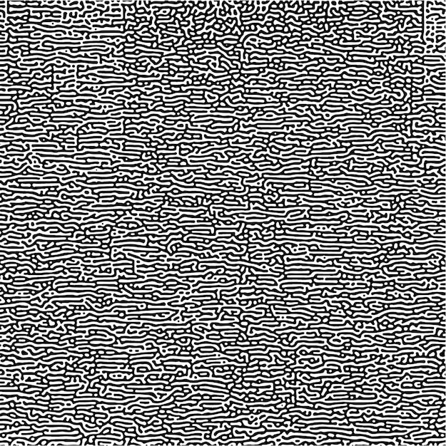 Modello di Turing. Trama monocromatica. Sfondo vettoriale astratto moderno cool più alla moda.