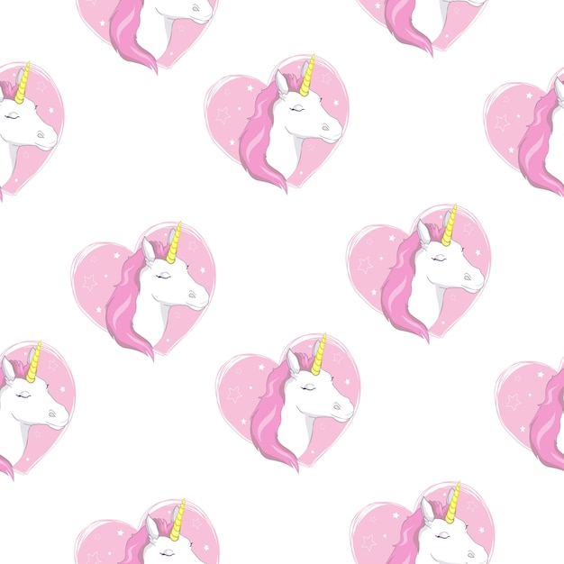 Modello di unicorno carino