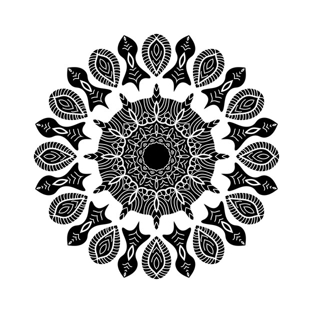 Modello di vettore di progettazione logo mandala