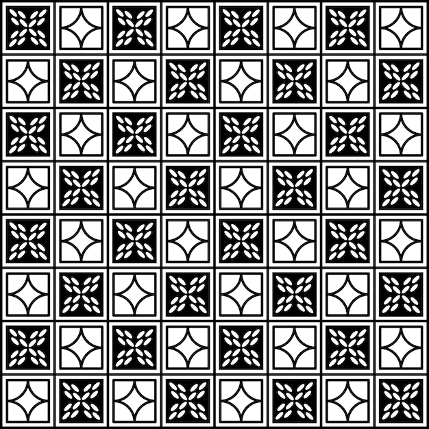 Modello di vettore senza soluzione di continuità di struttura a scacchi scacchiera geometrica isolato su priorità bassa bianca.