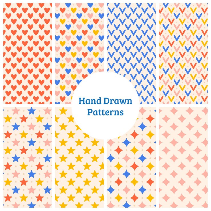 Modello disegnato a mano semplice