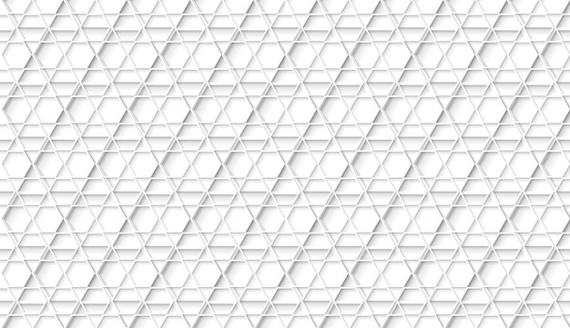 Modello esagonale geometrico bianco senza cuciture con le ombre di stile degli appartamenti