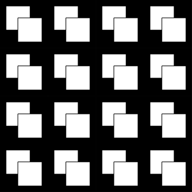 modello geometrico illustrazione in bianco e nero