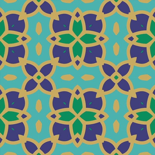 Modello geometrico senza cuciture vettore senza cucitte Abstract Patterns texture eleganti piastrelle simmetriche