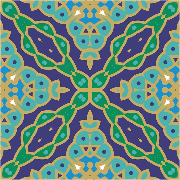 Modello geometrico senza cuciture vettore senza cucitte Abstract Patterns texture eleganti piastrelle simmetriche