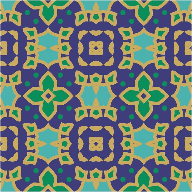 Modello geometrico senza cuciture vettore senza cucitte Abstract Patterns texture eleganti piastrelle simmetriche