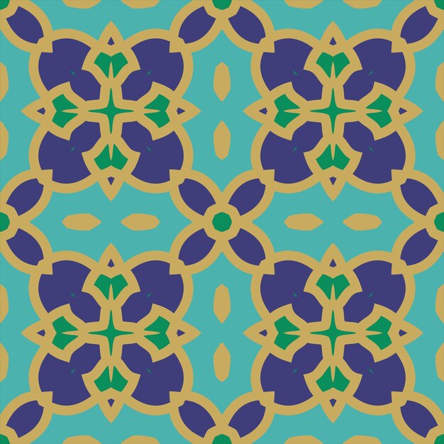 Modello geometrico senza cuciture vettore senza cucitte Abstract Patterns texture eleganti piastrelle simmetriche