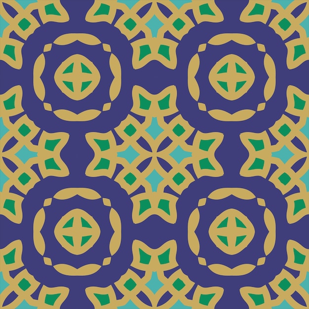 Modello geometrico senza cuciture vettore senza cucitte Abstract Patterns texture eleganti piastrelle simmetriche