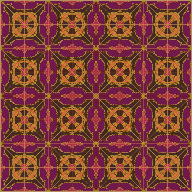 Modello geometrico senza cuciture vettore senza cucitte Abstract Patterns texture eleganti piastrelle simmetriche