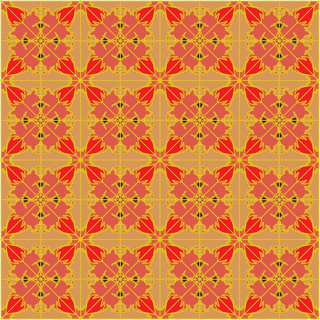 Modello geometrico senza cuciture vettore senza cucitte Abstract Patterns texture eleganti piastrelle simmetriche