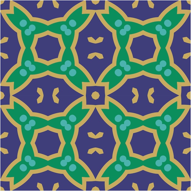 Modello geometrico senza cuciture vettore senza cucitte Abstract Patterns texture eleganti piastrelle simmetriche