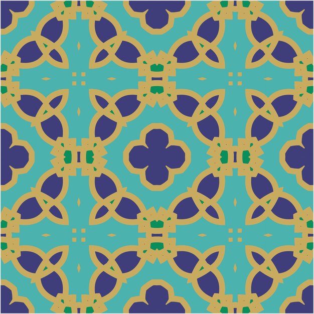 Modello geometrico senza cuciture vettore senza cucitte Abstract Patterns texture eleganti piastrelle simmetriche