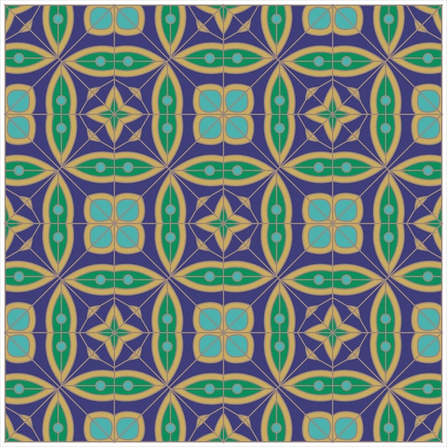 Modello geometrico senza cuciture vettore senza cucitte Abstract Patterns texture eleganti piastrelle simmetriche