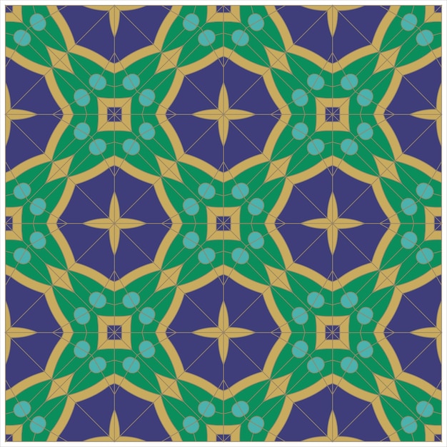 Modello geometrico senza cuciture vettore senza cucitte Abstract Patterns texture eleganti piastrelle simmetriche