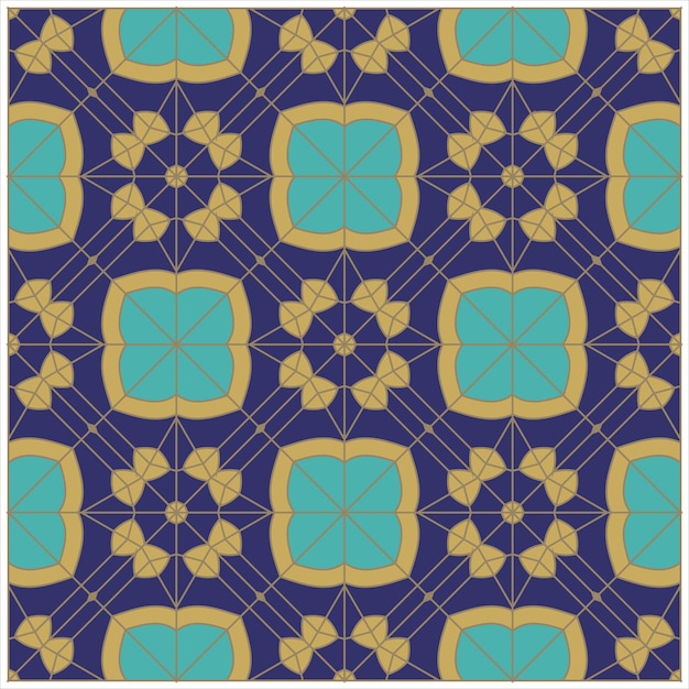 Modello geometrico senza cuciture vettore senza cucitte Abstract Patterns texture eleganti piastrelle simmetriche