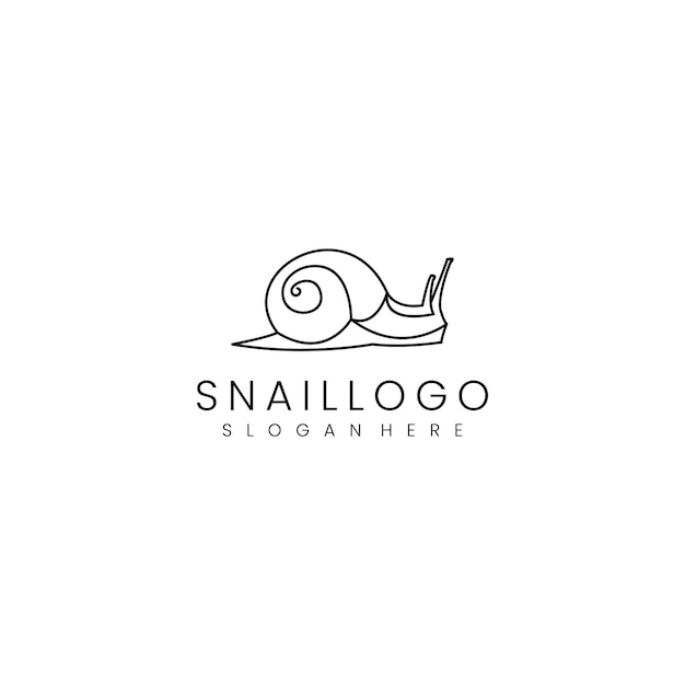 Modello icona del design Snaillogo