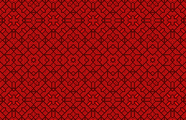 Modello in tessuto rosso senza cuciture